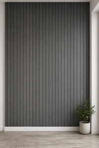 Wall panel Gris instalado en pared